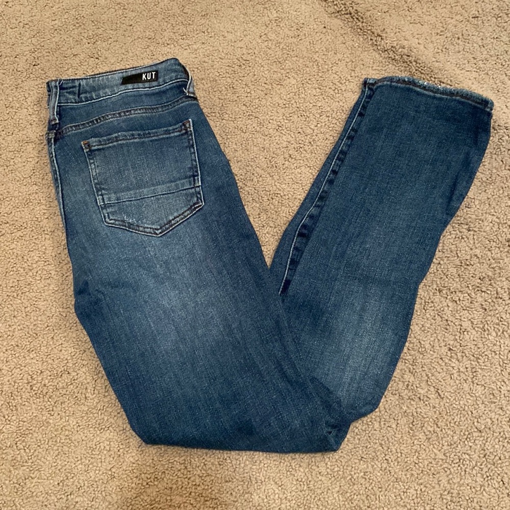 Straight leg jeans